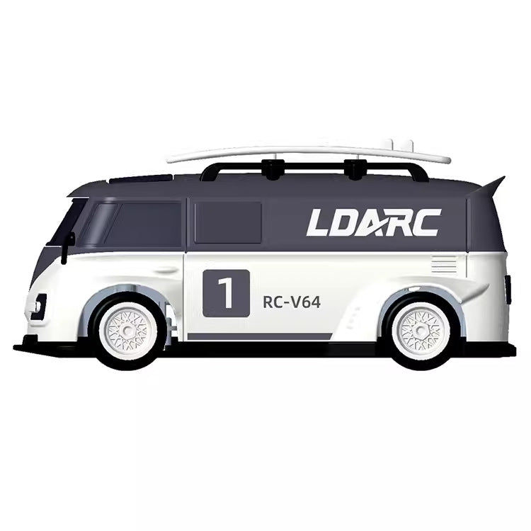 Desktop Mini Van Mini Remote Control Car 164 Full Scale Electric Mini Car Parent-child Entertainment