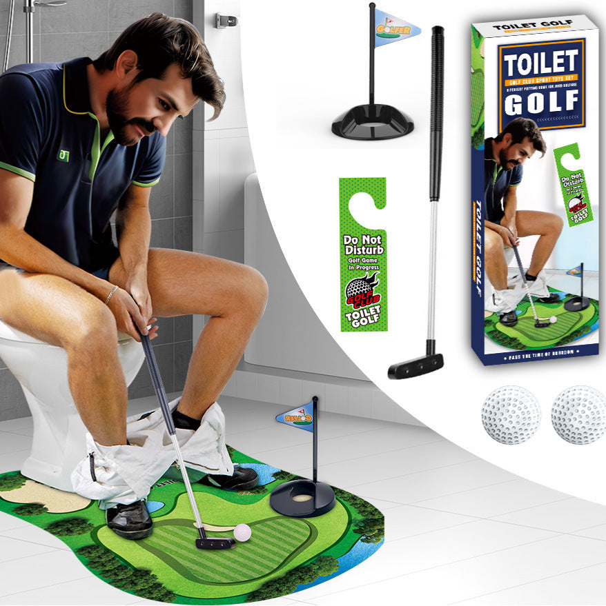 Toilet Golf Scene Leisure Entertainment Sports Toys