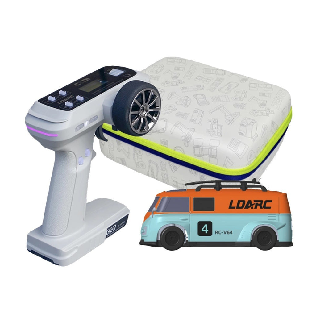 Desktop Mini Van Mini Remote Control Car 164 Full Scale Electric Mini Car Parent-child Entertainment