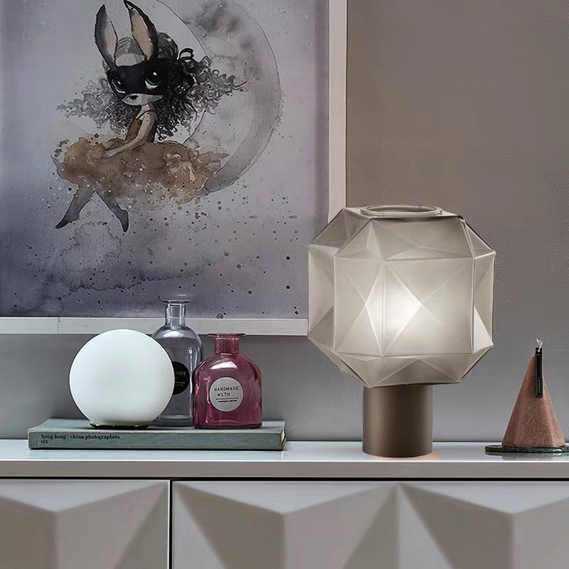 Bedroom Children's Room Bedside Art Glass Table Lamp