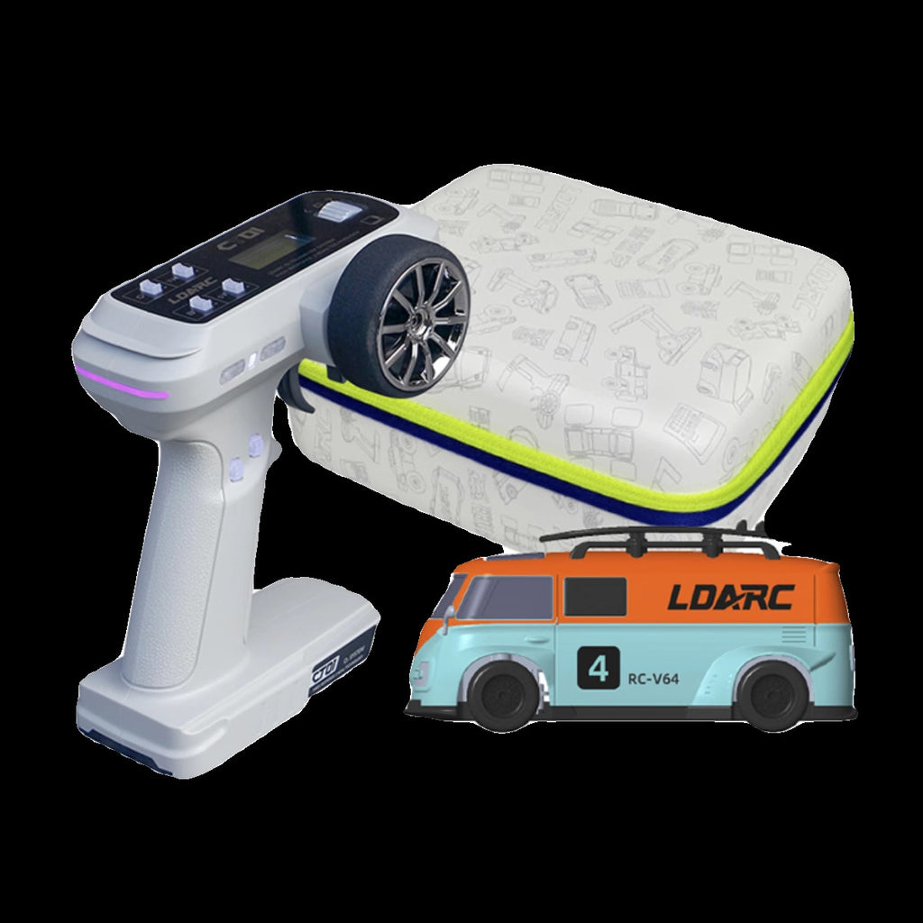 Desktop Mini Van Mini Remote Control Car 164 Full Scale Electric Mini Car Parent-child Entertainment