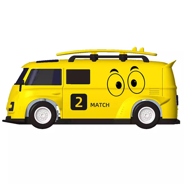 Desktop Mini Van Mini Remote Control Car 164 Full Scale Electric Mini Car Parent-child Entertainment