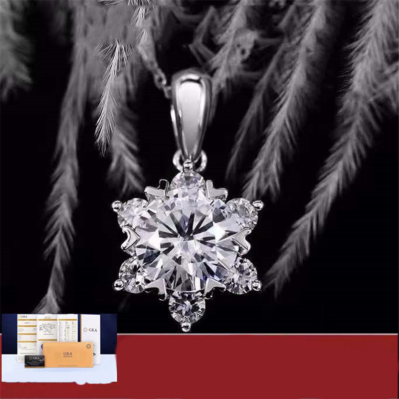 Fashion Personality Snowflake Luxury Women's Pendant