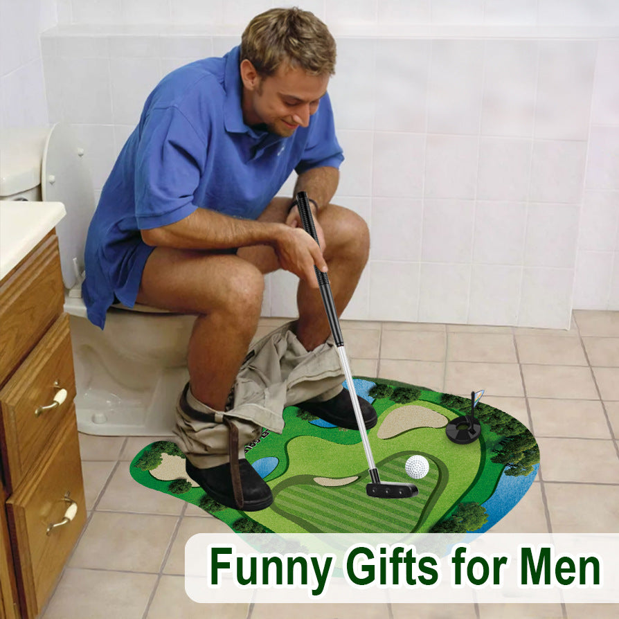Toilet Golf Scene Leisure Entertainment Sports Toys